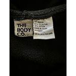 THE BODY CO WOMEN'S 1/2 ZIP LONG SLEEVE HOODED SWEATSHIRT Dark Gray MEDIUM M Photo 4