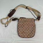 Coach Crossbody Purse Medium Signature C Rose Gold Metallic Chain Strap Y2K Photo 7