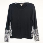 Forever 21 Love 21 Bohemian Floral Edgy Fairygoth Art Timeless Discreet Womens Sweater XS Photo 0