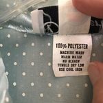 Vintage Discovery seafoam polkadot oversized robe dress 8* Blue Photo 15