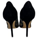 Stuart Weitzman Shoes Womens 9 Tasha Mesh Leather Stiletto Heels Formal Black Photo 6