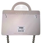 Anthropologie Bag Charm Pearl Chain Silver Fringe Purse Accessory Photo 3