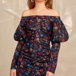 C/MEO COLLECTIVE Accolade LS Dress Navy Floral Photo 1