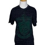 Harry Potter  Slytherin T Shirt Gray Cotton Snake Short Sleeve Sz Small Womens Photo 0