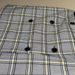 H&M  Divided Women’s Mini Plaid Yellow Black‎ Preppy Skirt Size 2 Photo 2