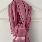 Treasure & Bond  Pink Fringe Cotton Blend Scarf Wrap NWOTS Photo 1