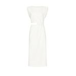 Love, Whit by Whitney Port White Cut Out Sleeveless Sheath Midi Dress Size S Photo 4