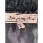 Vintage Miss Ashley Petite Jacket with Faux fur hood Petite Size Large Black Photo 2