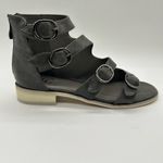 Journee Collection  Sandals Womens 6 Grey High‎ Top Strappy Oakly Sandals NEW Photo 2