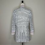 Nic+Zoe Shaded Stripes Drape Open Front Cardigan, Sz Small Photo 6