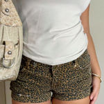 21 Denim Leopard shorts Photo 0