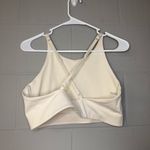 Girlfriend Collective  Topanga High Neck Sports Bra in Ivory Women’s Size Large Photo 4
