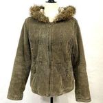 B.Moss Hooded Coat Size Large Photo 0