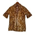 Burberry Fawn Animal Deer Print Patch Shirt Size 10 Photo 7