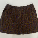 Toad & Co  Casual Print Athletic Running Sunkissed Weekend Skort Skirt Size XL Photo 0