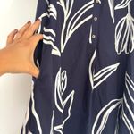 Anthropologie by  The Pollie Navy Short-Sleeve‎ Swing Tunic Mini Dress Size XS Photo 4