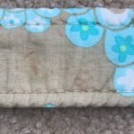 Sally Bags Tan/Blue Floral Fabric Belt Blue Photo 5