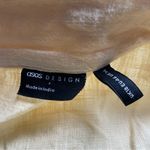 ASOS Oversized Relaxed Fit Light Yellow Cotton Coastal Button-Up Shirt Coverup Photo 5