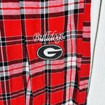 Sideline Apparel Georgia (UGA) Bulldogs Pajama Pants  Red Plaid Women's Sz M Photo 1