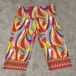 Susan Graver  Pants Womens 3X Liquid Knit Colorful Vacation Resort Stretch Photo 4