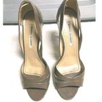 Manolo Blahnik  Women Open Toe 4 Inch Heels Size EU 38 1/2  US  8 1/2 Photo 0