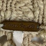 Free People Women’s Open-Knit Cotton Cable Cardigan Top Neutral Beige Size M Photo 9