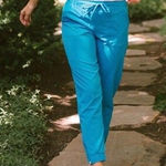 ALBION FIT  Jetsetters Jogger Pants Cobalt Blue XS Petite Casual Athleisure Cute Photo 0