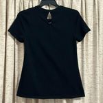 Torrid Foxy Choker Neck Keyhole Tee in Deep Black Photo 3