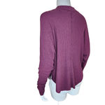 Treasure & Bond Women's Medium Burgundy Stem Drop Shoulder Long Sleeve Sweater Photo 7