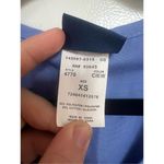 Cherokee Workwear Blue Snap Button Up Scrub Top Woman’s Size XS Photo 3
