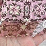 Gianni Bini Silk Tank Lace Trim V-Neck Purple XS Petite Boho Chic Photo 7