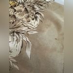 Vintage Lena G.I.H. Tiger Jungle Silk Scarf 34x43” Brown Photo 6