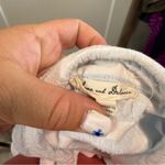 Jane and Delancey ‎ Button Front Cotton Gauze Vertical Stripe Blouse Long Sleeve Photo 5