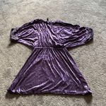 Juicy Couture  Purple Velour Dress SIZE M Photo 4