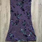 Laura Ashley 90s Purple Floral Full MIDI Skirt Photo 0