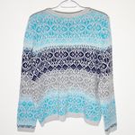Talbots Nordic lights fair isle sweater size XLp Photo 2
