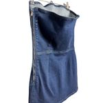 Free People NEW  x SER.O.YA Leighton Dress Denim Micro Mini Size Small Photo 5