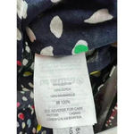 J.Crew Navy Blue Multi Confetti Ratti Happy Cat Print Off the Shoulder Top 8 Photo 2