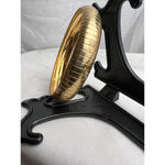 Vintage gold toned quiet luxury bangle bracelet Photo 3