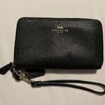 Coach Black Wristlet Wallet Photo 0