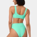 Halara 035H.- Solid U Neck Bikini Top Swimsuit. Photo 2