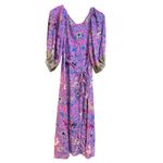 Plenty by Tracy Reese Puff Sleeve Tie‎ Waist Dress Size XS Pink Photo 2