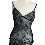 Victoria's Secret Victoria’s Secret Black Lace Babydoll Slip Top Sz S Y2K Coquette Lingerie Photo 0