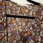 Lush Clothing NWOT LUSH floral-print cutout stretch-jersey mini dress in brown floral Photo 5