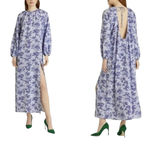 Hill House  Simone Dress Lilac Tonal Floral M New Photo 1