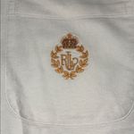 Ralph Lauren  White Button Down Shirt with Embroidered Crest Photo 4