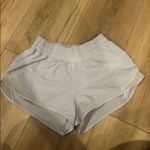 Lululemon blue linen Hotty Hot Low-Rise Lined Short 2.5" Photo 1