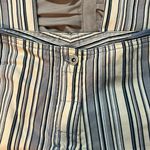 Blue & White Stripped Pants Size 4 Photo 4