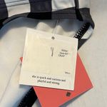 Kate Spade Bikini Bottoms Black & White Gingham Plaid Mid Rise Bottoms Sz S NWT Photo 6