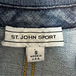 St. John  Sport Denim Jean Jacket Front Pockets Sz Small Photo 1